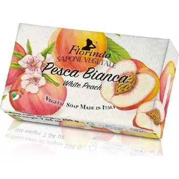Mýdlo Florinda Italské přírodní mýdlo Pesca Bianca ( Bílá broskev ) 200 g
