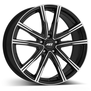 Alu kolo Alu disk AEZ Montreal dark 8x20, 5x112, 57.1, ET47 Black/polished