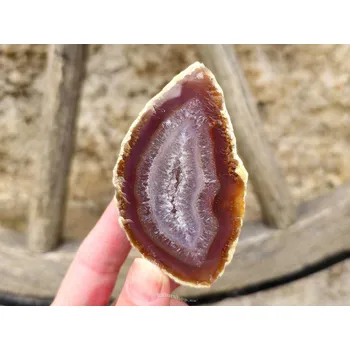 Sběratelství Achátová geoda přírodní (Brazílie) 129g