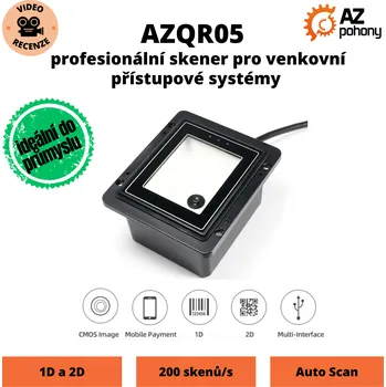 Skener AZQR05 - profesionální skener pro venkovní přístupové systémy