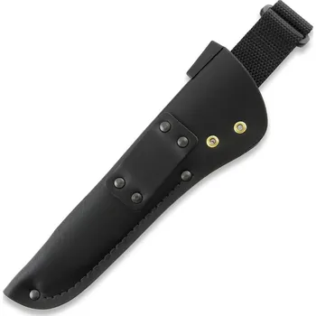 Pouzdro na nůž Peltonen FJP032 černé kožené pouzdro pro nůž Ranger Puukko M95, pro leváky