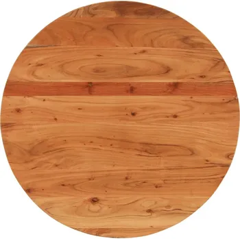 Barový stolek OMAXI Stolní deska Ø 90 x 2,5 cm kulatá masivní akáciové dřevo 087835