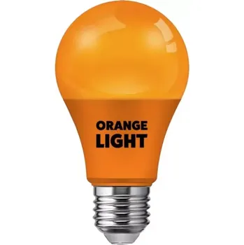 Žárovka Biodynamická večerní oranžová LED žárovka E27 5W