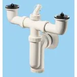 Sifon dvoudřez T724 DN50/DN40