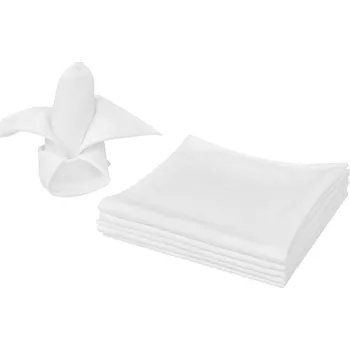 Látkový kapesník 25 jídelních ubrousků bílých 50 x 50 cm IM_130797