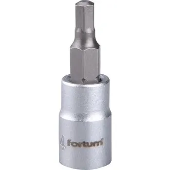 Hlavice zástrčná 1/4" imbus, h 4, l 38mm FORTUM 4701604