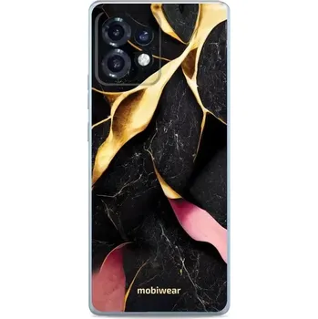 Pouzdro na mobilní telefon Silikonové pouzdro Mobiwear - Motorola Edge 40 Pro - B005F Černý a zlatavý mramor - VÝPRODEJ (Silikonový kryt, obal, pouzdro Mobiwear na mobilní telefon Motorola Edge 40 Pro - B005F Černý a zlatavý mramor - AKCE)
