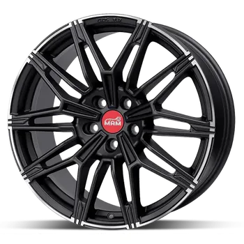 Disk Alu disk MAM B3N MBLP 8,5x19 5x112 ET45 černý matný leštěný