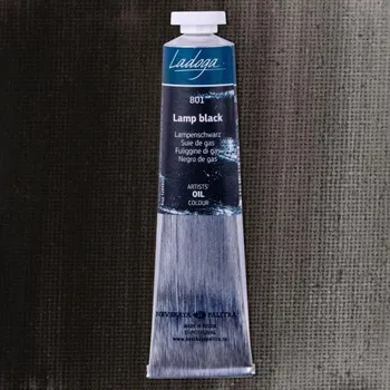 Olejová barva Nevskaya Palitra 1204801 Ladoga oil 46 ml černá Lamp 801