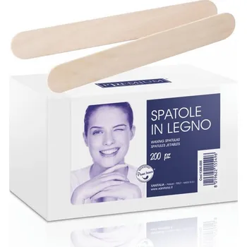 Xanitalia Kosmetická špachtle dřevo 15cm jednorázová na aplikaci vosku Obsah: 1 kus
