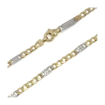 Řetízek Zlatý řetízek bicolor PATTIC AU 585/1000 9,20 gr BA07802-55