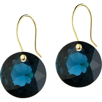 Náušnice Zlaté náušnice se syntetickými krystaly - AP539-9713