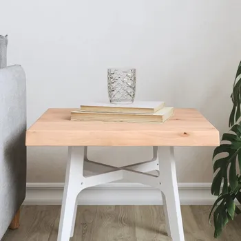 Psací stůl OMAXI Stolní deska 40x40x(2-4) cm neošetřený masivní dřevo živá hrana 815820