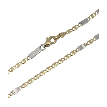 Řetízek Zlatý řetízek bicolor PATTIC AU 585/1000 4,30 gr BA08602-45