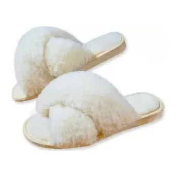 Pánské pantofle Dámské lázeńské pantofle přírodní