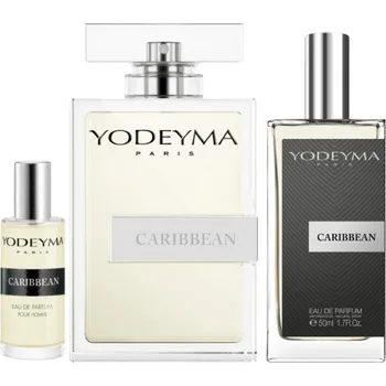 Pánský parfém YODEYMA Paris Caribbean EDP - set 3ks (15ml, 50ml a 100ml)
