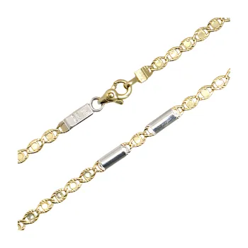 Řetízek Zlatý řetízek bicolor PATTIC AU 585/1000 5,90 gr BA08102-50
