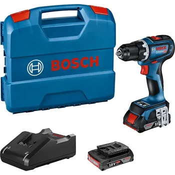 BOSCH GSR 18V-90 C PROFESSIONAL Aku vrtací šroubovák, L-Case, GAL 18V-4, 2×2,0Ah 06019K6020 extended_warranty