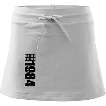 Dámská sukně Limited edition 1984 pruh - Sportovní sukně - two in one - M ( Bílá )