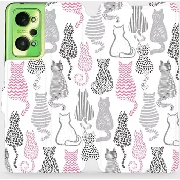 Pouzdro na mobilní telefon Knížkové flip pouzdro Mobiwear - Realme GT Neo 2 - M099P Kočičky - VÝPRODEJ (Parádní flip obal, kryt, pouzdro Mobiwear na mobilní telefon Realme GT Neo 2 s motivem M099P Kočičky)