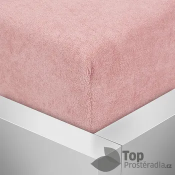Prostěradlo Froté prostěradlo do postýlky 60x120 Premium - Lososová