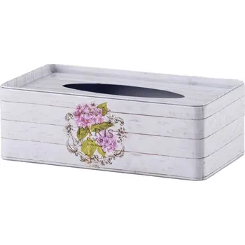 Dóza na kapesníčky plechová 215x122x72mm,Paris ( )