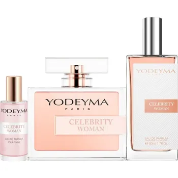 Parfém YODEYMA Paris Celebrity Woman EDP - set 3ks (15ml, 50ml a 100ml)