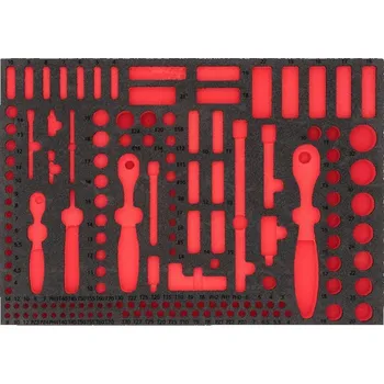 Nářadí pro automobil Vigor V4130 Pěnová vložka, prázdná