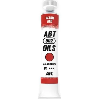 Modelářská barva AK Interactive: ABT 502 - Warm Red 20ml
