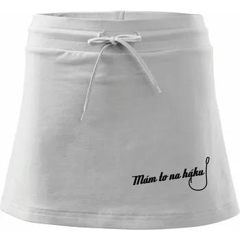 Dámská sukně Mám to na háku - Sportovní sukně - two in one - XL ( Bílá )