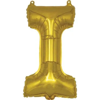 Balónek BANQUET Balónek nafukovací foliový písmeno I, MY PARTY, výška 30 cm (BANQUET Balónek nafukovací foliový písmeno I, MY PARTY, výška 30 cm)
