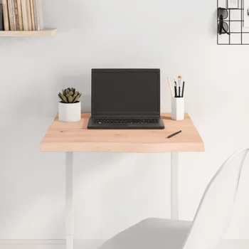 Psací stůl OMAXI Stolní deska 60x60x(2-4) cm neošetřený masivní dubové dřevo 834630