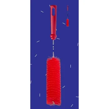 Kartáč na láhve a potrubí, střední tvrdost, délka 50 cm, Kobra Barva: Oranžová, Délka, velikost: 1 cm