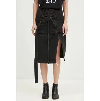 Dámská sukně Džínová sukně Ottolinger Signature Wrap Denim Skirt, XS, šedá, 90X