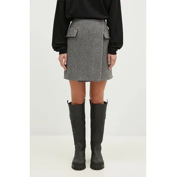 Dámská sukně Vlněná sukně Sportmax Laccio, 34, černá, 99X