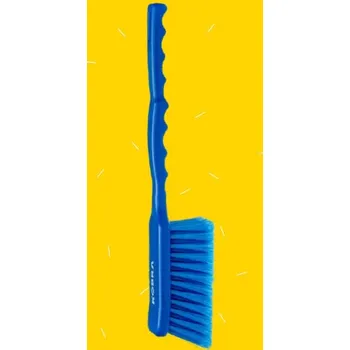 Kartáč s rukojetí velký, měkký, štěpené štětiny Kobra Barva: Bílá, Délka, velikost: 40 cm