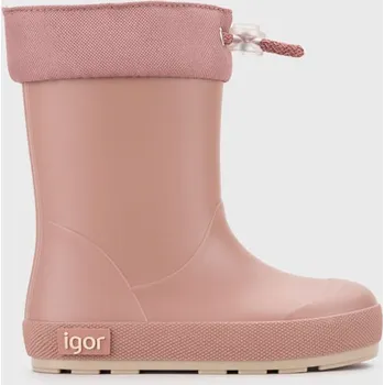 Dětská sportovní obuv IGOR holínky Yogi Borreguito DK Cuello Rosa/Pink- zateplené Velikost EU: 24, vnitřní délka: 160, vnitřní šířka: 64