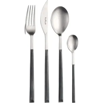 Příbor PINTINOX Sada 24 ks příborů Sushi Queen Ebony Satin