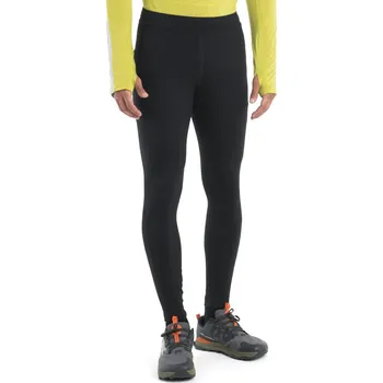 Pánské kalhoty Pánské merino kalhoty ICEBREAKER Mens Merino Speed Winter Tights, Black velikost: XL