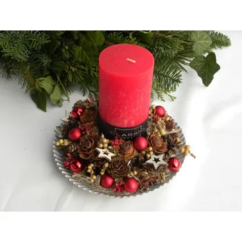 Svícen svícen červený