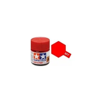 Modelářská barva Tamiya XF07 FLAT RED ACRYLIC 10ml