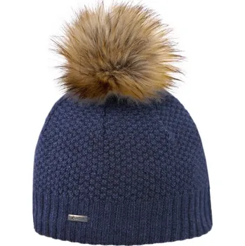 Čepice Kama pletená Merino čepice A166 108 - tmavě modrá UNI