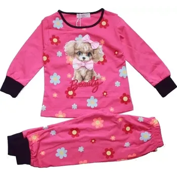 Dívčí pyžamo kočička svítí napis ve tmě 5860 růžové TM 861/68