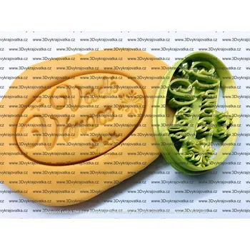 Vánoční dekorace Veselé Vánoce #1 s vločkami vykrajovátko