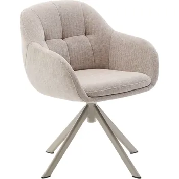 Jídelní židle Béžová otočná židle Kave Home Dorina