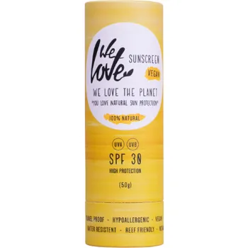 Přípravek na opalování Přírodní opalovací krém v tyčince SPF30 We Love The Planet 50 g
