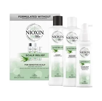 Kosmetická sada Nioxin Scalp Relief Kit sada pro zklidnění pokožky hlavy