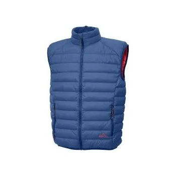 WARMPEACE DRAKE majolica blue/red XXXL; Modrá vesta + DÁREK DLE VÝBĚRU!