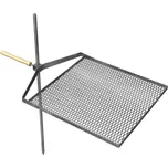 Grilovací rošt polohovací čtvercový 60 x 60 cm ✔ Rošt bez zemního pouzdra