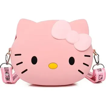 Dívčí kabelka přes rameno s motivem Hello Kitty Barva: Růžová, Velikost: 20 cm